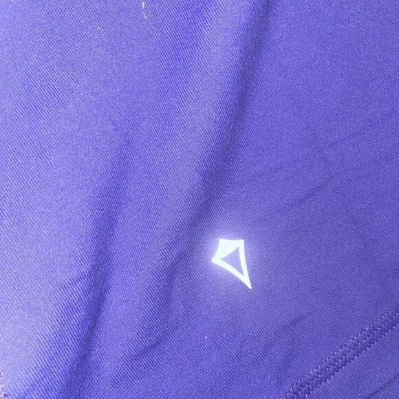 Ivivva Iris Flower Four's a Charm Wrap Cardigan Top Girls Size 8‎ Purple - Picture 4 of 4